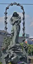 Maria Statue auf der Mariabr�cke in Wien. 09.05.2026