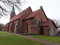 Sudwalde, evangelische Kirche, fr�hgotische Saalkirche aus dem 13. Jahrhundert (23.03.2026)