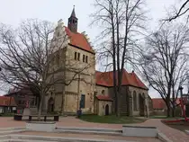 Gehrden, evangelische St. Margarethen Kirche, Kirchturm 13. Jahrhundert, Kirchenschiff erbaut im 15. Jahrhundert (24.03.2026)