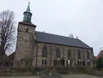 Hohnhorst, evangelische St. Martin Kirche, erbaut 1899 im neugotischen Stil durch Conrad Wilhelm Hase (24.03.2026)