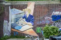Ein Motiv der FrauenFreiluftGalerie in der Gro�en Elbstra�e im Hamburger Stadtteil Altona. Aufnahme: 19. Mai 2026.