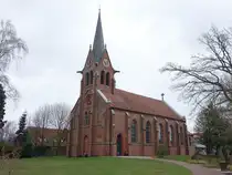 Ahlerstedt, evangelische Kirche, erbaut 1865 (28.03.2026)