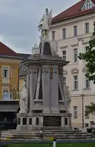 Das Floriani Denkmal am Heuplatz in Klagenfurt. 05.05.2026 