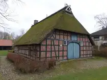 Fintel, Heimatmuseum Schimmes Huus am Pferdemarkt, erbaut 1771 (28.03.2026)