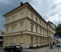 Geb�ude an der Gasometergasse in Klagenfurt. 05.05.2026