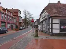 Rotenburg, Fachwerkh�user in der Goethestra�e (28.03.2026)