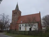 Papitz, evangelische Kirche, sp�tgotische Kirche aus dem 15. Jahrhundert (03.04.2026)