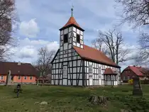 Grunow, evangelische Kirche, erbaut 1773 (04.04.2026)