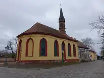 Lieberose, evangelische Landkirche, erbaut von 1825 bis 1826 (04.04.2026)