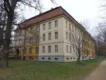 Lieberose, Vierfl�geliges Barockschloss, erbaut um 1750 f�r die Familie von Schulenburg (04.04.2026)