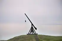 Der Schwingfeuer-Leuchtturm von Skagen ist ein Leuchtturm in Skagen in der Region Vendsyssel. Der urspr�ngliche Schwingfeuer-Leuchtturm, der als der erste seiner Art in D�nemark gilt, wurde 1627 errichtet. Heute steht an derselben Stelle eine originalgetreue Nachbildung. Aufnahme: 12. Juni 2026.