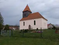 Wulfersdorf, evangelische Dorfkirche, Saalkirche von 1670 (05.04.2026)