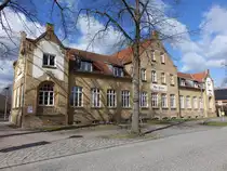 Dorfschule in Halbe, zweigeschossiger Ziegelbau von 1902 (06.04.2026)