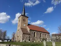 J�hnsdorf, evangelische Kirche, erbaut im 14. Jahrhundert (06.04.2026)