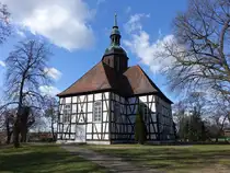 Krausnick, evangelische Kirche, erbaut von 1726 bis 1728 (06.04.2026)