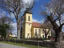 Motzen, evangelische Dorfkirche, erbaut 1755 (06.04.2026)