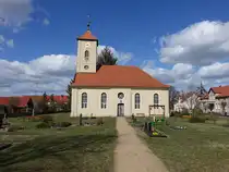 Nunsdorf, evangelische Kirche, erbaut 1765 (06.04.2026)