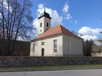 Sch�now, evangelische Kirche, erbaut von 1765 bis 1767 (06.04.2026)