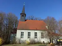 Hangelsberg, evangelische Dorfkirche, erbaut von 1927 bis 1928 (07.04.2026)