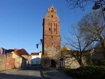 M�ncheberg, Berliner Torturm, erbaut im 13. Jahrhundert (07.04.2026)