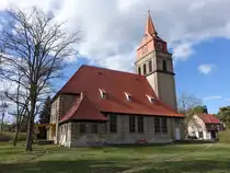 Rahnsdorf, evangelische Taborkirche, erbaut bis 1911 durch die Architekten Peter J�rgensen und J�rgen Bachmann (07.04.2026)