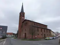 Saarmund, evangelische Kirche, erbaut von 1846 bis 1848 durch Friedrich August St�ler (07.04.2026)
