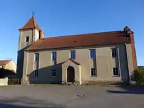 Manschnow, evangelische Kirche, erbaut im 18. Jahrhundert (08.04.2026)