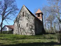 M�glin, evangelische Kirche, Feldsteinkirche von 1598 (08.04.2026)
