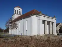 Neuhardenberg, Schlosskirche, erbaut von 1802 bis 1809 durch Karl Friedrich Schinkel (08.04.2026)