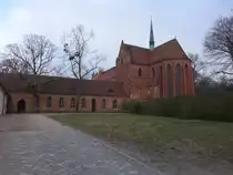 Kloster Chorin, mittelalterliche Klosteranlage der Zisterzienser im Stil der Backsteingotik (09.04.2026)