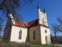 Joachimsthal, evangelische Kreuzkirche, erbaut 1817 durch Karl Friedrich Schinkel (09.04.2026)