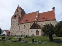 Briest, evangelische St. Nikolai Kirche, erbaut im 13. Jahrhundert (10.04.2026)