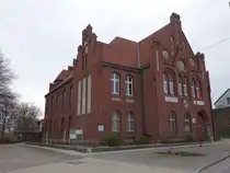 Gartz, neugotisches Rathaus, erbaut von 1900 bis 1904 (10.04.2026)
