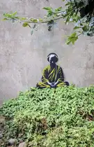 Die Wandmalerei �Musical Monk� befindet sich gegen�ber der Einfahrt des Parkhauses in der Flensburger Knud-Laward-Stra�e. Aufnahme: 26. Juli 2026.