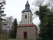 Gross Pinnow, evangelische St. Katharinen Kirche, erbaut im 13. Jahrhundert (10.04.2026)