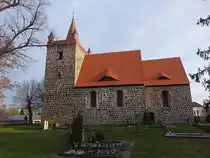 Heinersdorf, evangelische Kirche, Saalkirche aus dem 13. Jahrhundert (10.04.2026)