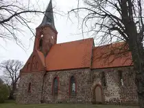Hohenreinkendorf, evangelische Kirche, erbaut im 13. Jahrhundert (10.04.2026)