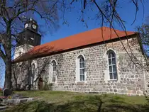 Blankenburg, evangelische Kirche, erbaut von 1230 bis 1250 aus Feldsteinen (11.04.2026)