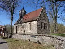 Pinnow, evangelische Kirche, Feldsteinkirche aus dem 13. Jahrhundert (11.04.2026)