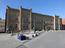 Prenzlau, Geb�ude der Wohnunsgenossenschaft am Marktberg (11.04.2026)