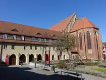 Prenzlau, evangelische St. Nikolai Kirche, ehem. Dominikaner Klosterkirche, erbaut ab 1275 (11.04.2026)