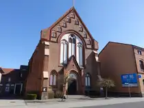 Prenzlau, Maria Magdalena Kirche, erbaut 1892 im neugotischen Stil, Wiederaufbau 1952 (11.04.2026)