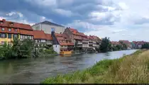 Malerische H�userzeile am Linken Regnitzarm in Bamberg.
Fotografiert an der Markusstra�e.

🕓 23.6.2025 | 12:57 Uhr