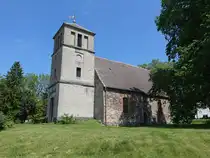Eggersdorf, evangelische Kirche, sp�tmittelalterlicher Feldsteinbau (23.05.2026)