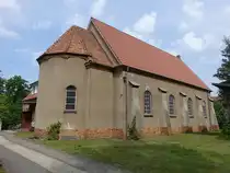 Borgsdorf, evangelische Kirche, erbaut 1953 durch den Architekten Otto Klees (24.05.2026)