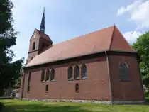Petershagen, evangelische Kirche, Klinkerbau von 1910 (24.05.2026)