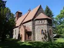 Ladeburg, evangelische Kirche, Chor 13. Jahrhundert, Kirchturm erbaut 1853 (25.05.2026)