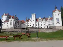 Schloss Boitzenburg, erbaut ab 1537, erweitert von 1740 bis 1750, neugotischer Umbau von 1838 bis 1842 durch Friedrich August St�ler (26.05.2026)
