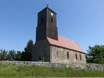 Klaushagen, evangelische Kirche, Feldsteinkirche aus dem 15. Jahrhundert (26.05.2026)