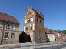 Templin, M�hlentor, zweist�ckiger Torturm aus dem 14. Jahrhundert (26.05.2026)
